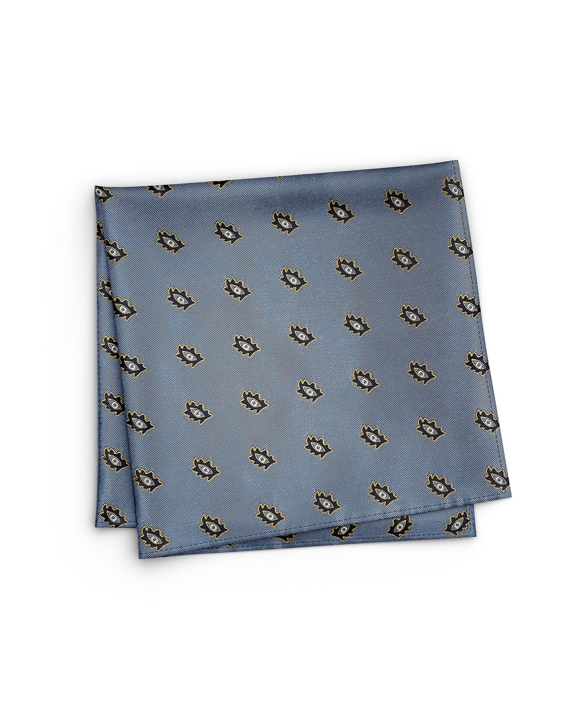 Tolige Silk Tie & Pocket Square Set (Blue)
