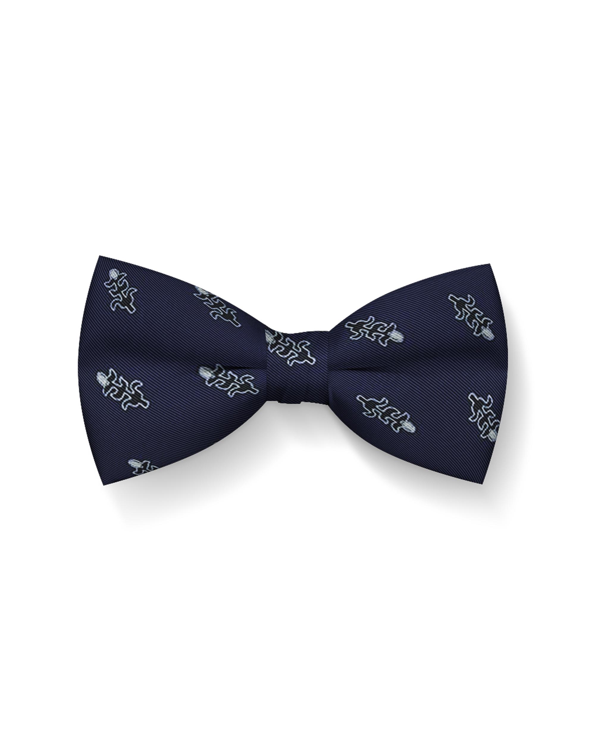 Tolige Silk Bow Tie (Navy Blue)